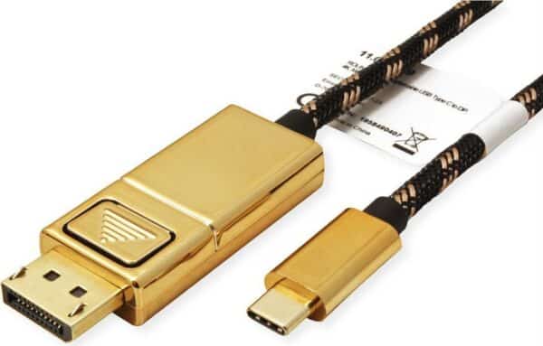 ROLINE 11.04.5849 USB-Grafikadapter 4096 x 2560 Pixel Schwarz - Gold (11.04.5849)