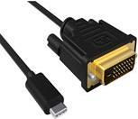 ACT USB Type C to DVI male conversion cable 4K/30Hz