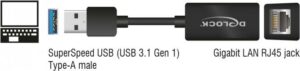 DeLock - Netzwerkadapter - USB 3