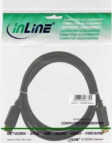 InLine - DisplayPort-Kabel - DisplayPort (M) bis DisplayPort (M) - DisplayPort 1