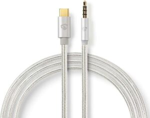 Nedis CCTB65940AL10 Audio-Kabel 1 m USB C 3.5mm Aluminium (CCTB65940AL10)