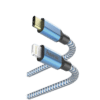 Hama Prime Line Reflective - USB-Kabel - USB-C (M) bis Lightning (M) - USB 2.0 - 20 V - 3 A - 1.5 m - geformt