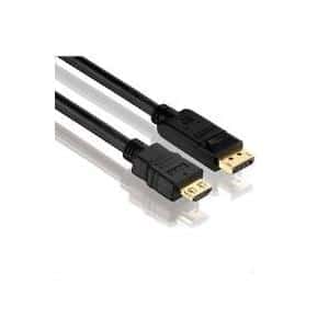 Purelink PureInstall - Videokabel - DisplayPort / HDMI - HDMI (M) bis DisplayPort (M) - 3