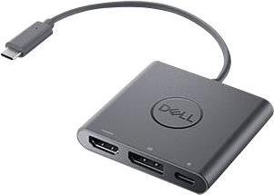 Dell Adapter USB-C to HDMI/DP with Power Pass-Through - Videoadapter - 24 pin USB-C männlich zu HDMI