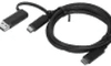 Lenovo - USB-Kabel - USB-C (M) bis USB-C (M) - 20 V - 5 A - 1 m - Schwarz - für IdeaPad S940-14IIL 81R1
