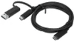 Lenovo - USB-Kabel - USB-C (M) bis USB-C (M) - 20 V - 5 A - 1 m - Schwarz - für IdeaPad S940-14IIL 81R1