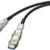 SpeaKa Professional HDMI Adapterkabel 50.00 m SP-9538584 PVC-Mantel Schwarz [1x HDMI-Stecker