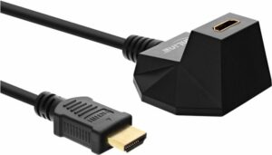 InLine - HDMI-Verlängerungskabel mit Ethernet - HDMI männlich zu HDMI weiblich - 5