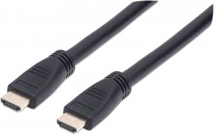 Manhattan In-Wall CL3 High Speed HDMI Cable with Ethernet - HDMI mit Ethernetkabel - HDMI (M) bis HDMI (M) - 10