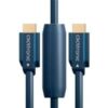 ClickTronic - HDMI-Kabel mit Ethernet - HDMI männlich zu HDMI männlich - 30 m - Doppelisolierung