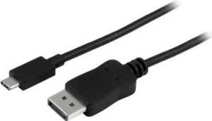 StarTech.com 3 m (10 ft.) USB-C to DisplayPort Cable - 4K 60Hz - Black - Externer Videoadapter - STM32F072CBU6 - USB-C - DisplayPort - Schwarz