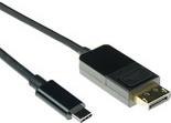 ACT USB Type C to DisplayPort male conversion cable 4K/60Hz