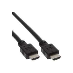INLINE High Speed - HDMI-Kabel - HDMI männlich zu HDMI männlich - 3 m - Schwarz