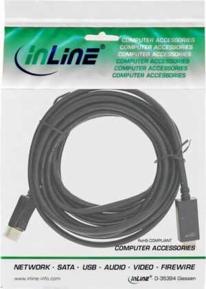 InLine - Videokabel - DisplayPort / HDMI - DisplayPort (M) bis HDMI (M) - 5
