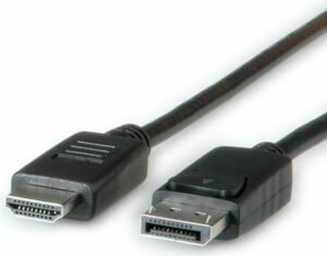 ROLINE - Video- / Audiokabel - DisplayPort / HDMI - 30 AWG - DisplayPort (M) - HDMI