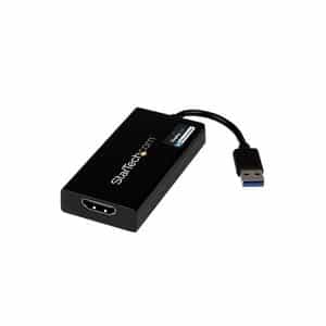 StarTech.com USB3.0 to 4K HDMI External Multi Monitor Video Graphics Adapter - Externer Videoadapter - DisplayLink DL-5500 - SuperSpeed USB3.0 - HDMI - Schwarz (USB32HD4K)