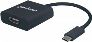 Manhattan - Externer Videoadapter - USB-C 3.1 - HDMI - Schwarz