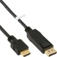 INLINE - DisplayPort-Kabel - DisplayPort (M) - HDMI (M) - 5 m - Schwarz