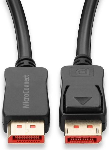MicroConnect - DisplayPort-Kabel - DisplayPort (M) eingerastet zu DisplayPort (M) eingerastet - DisplayPort 1.4 - 2 m - unterstützt 8K 60 Hz (7680 x 4320) - Schwarz