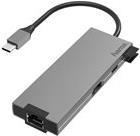 Hama Multiport Adapter - Dockingstation - USB-C 3.2 Gen 1 - HDMI - GigE