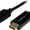 StarTech.com DisplayPort to HDMI Adapter Cable - 4K 30Hz - Videokabel - DisplayPort / HDMI - HDMI Type A (M) bis DisplayPort (M) - 3
