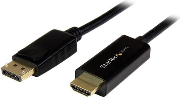 StarTech.com DisplayPort to HDMI Adapter Cable - 4K 30Hz - Videokabel - DisplayPort / HDMI - HDMI Type A (M) bis DisplayPort (M) - 3