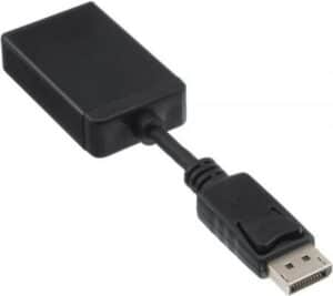 INLINE - Videoadapter - DisplayPort (M) zu HD-15 (VGA) (W) - DisplayPort 1.1 - 15 cm - 1080p-Unterstützung - Schwarz
