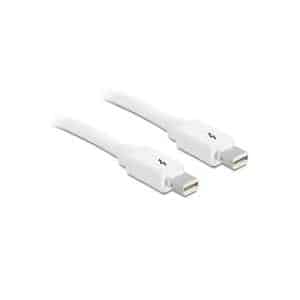 DeLOCK - Thunderbolt-Kabel - Mini-DisplayPort (M) - Mini-DisplayPort (M) - 50cm - weiß (83165)