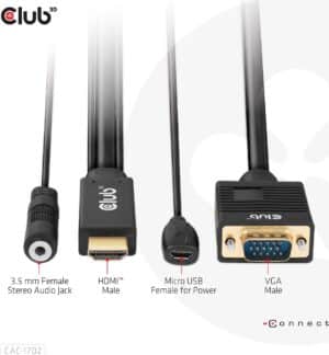 Club 3D - Adapterkabel - HDMI