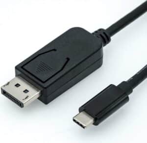 Roline - Externer Videoadapter - USB-C 3.1 - DisplayPort - Schwarz