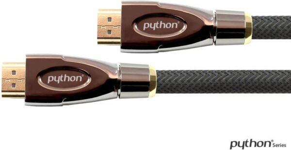 PYTHON - HDMI-Kabel - HDMI (M) bis HDMI (M) - 10 m - Dreifachisolierung - Schwarz - aktiv