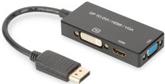 Digitus ASSMANN - Videoanschluß - DisplayPort / HDMI / DVI / VGA - DisplayPort (M) bis DB-15