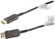 S-Impuls - HDMI-Kabel mit Ethernet - HDMI männlich zu HDMI männlich - 7.5 m - Hybrid Kupfer/Kohlefaser - Schwarz - geformt