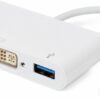 ROLINE USB3.1 C - DVI + USB3.0 Kabeladp. (12.02.1130)