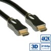 ROLINE HDMI Ultra HD with Ethernet - HDMI mit Ethernetkabel - HDMI (M) bis HDMI (M) - 20 m - Doppelisolierung - Schwarz - 4K Unterstützung (11.04.5687)