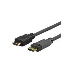 VivoLink Pro - Adapterkabel - DisplayPort männlich zu HDMI männlich - 2 m - eingerastet