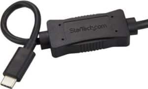 StarTech.com USB-C auf eSATA Kabel - Für externe Speichergeräte mit HDD / SDD / ODD - USB 3.0 zu eSATA (5Gbit/s) - 1m - Speicher-Controller - SATA 6Gb/s - 5 GBps - USB 3.0 - Schwarz