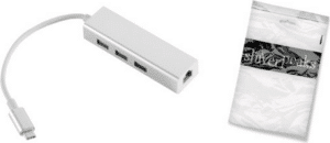 SHIVERPEAKS SHVP 14-05025 - USB 3.1 C Stecker auf RJ45 Ethernet + 3x USB Buchse (BS14-05025)
