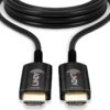 Lindy - Ultra High Speed - HDMI-Kabel - HDMI männlich bis HDMI männlich - 15 m - Hybrid Kupfer/Kohlefaser - Schwarz - rund