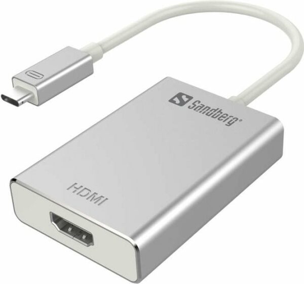 Sandberg - Externer Videoadapter - USB Type-C - HDMI (136-12)