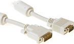 ACT DVI-A - VGA connection Cable - M - M - Ivory 5.0m 5m DVI-A VGA (D-Sub) (AK3652)