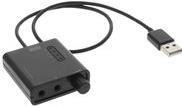 INLINE USB Headset Amplifier - USB DAC - 24-Bit - 96 kHz - 90 dB S/N - Stereo - USB 2.0
