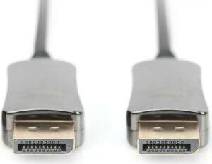 DIGITUS - DisplayPort-Kabel - DisplayPort (M) bis DisplayPort (M) - DisplayPort 1.4 - 15 m - Druckknopf