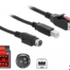 DeLOCK - Powered USB-Kabel - USB PlusPower (24 V) (M) bis USB Typ B