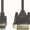 e+p HDMI 3/5 5m DVI-D HDMI Schwarz Videokabel-Adapter (HDMI 3/5)