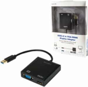 Logilink - Externer Videoadapter - SuperSpeed USB 3.0 - D-Sub