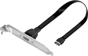 Lindy - USB-Konsole - USB-C (W) bis 20-poliger USB 3.1 Header (M) - 45 cm - Schwarz