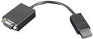 Lenovo - DisplayPort-Kabel - DisplayPort zu HD-15 (VGA) - 20 cm - FRU - für ThinkCentre M75t Gen 2