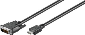 Wentronic 60582 - HDMI - DVI-D - Männlich/männlich - Schwarz (60582-GB)