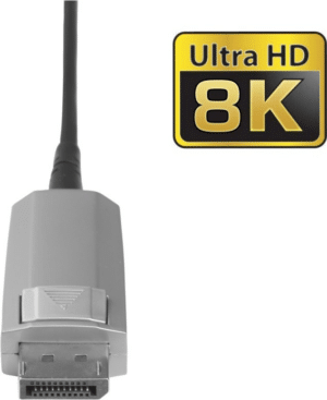 VivoLink PRODPOP15 DisplayPort-Kabel 15 m Schwarz - Grau (PRODPOP15)